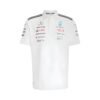 Mercedes F1 White 2025 Polo