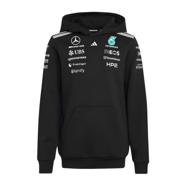 Mercedes AMG Petronas F1 2026 Black Hoodie